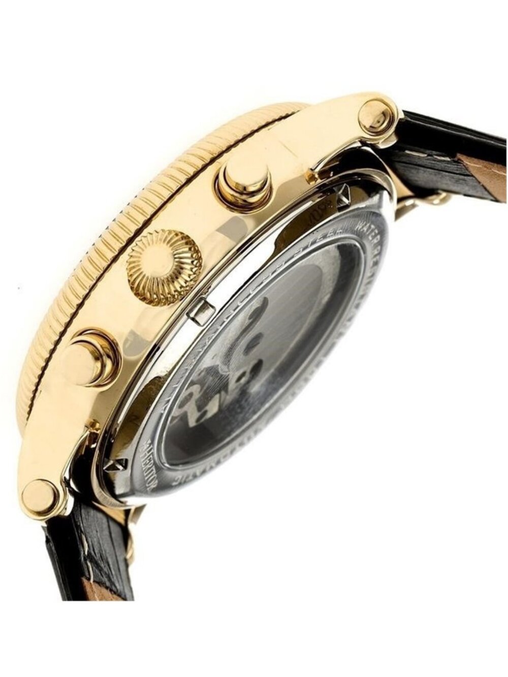 NWT Heritor Winston Automatic Black Dial Men's Watch